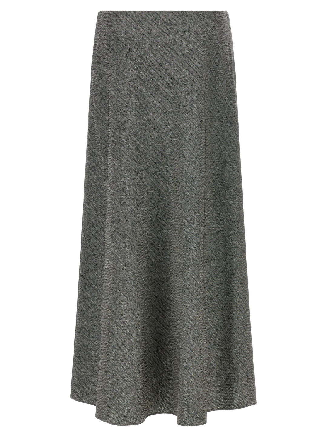Alberta Ferretti Bell Chevron Skirt Gonne - Grigio | a35f17664ea77c910b80f7b53daac1448562bbcc