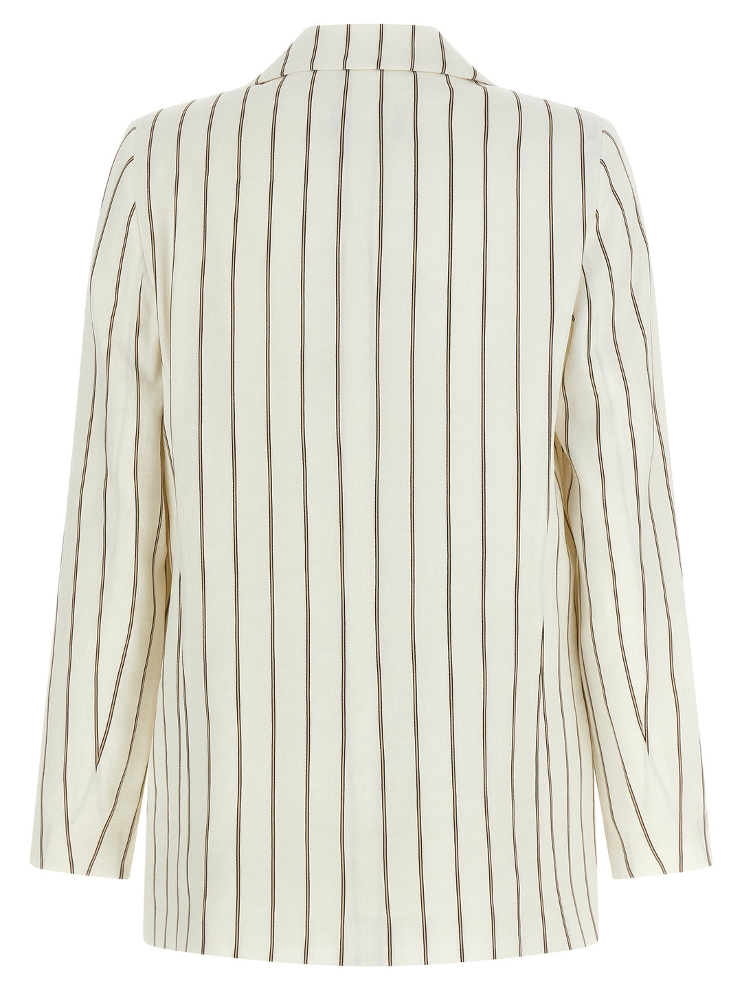 Peserico Pinstripe Twill Blazer BlazerS - Bianco | 4153608e585d9cf22bb988009a577936ecd60029