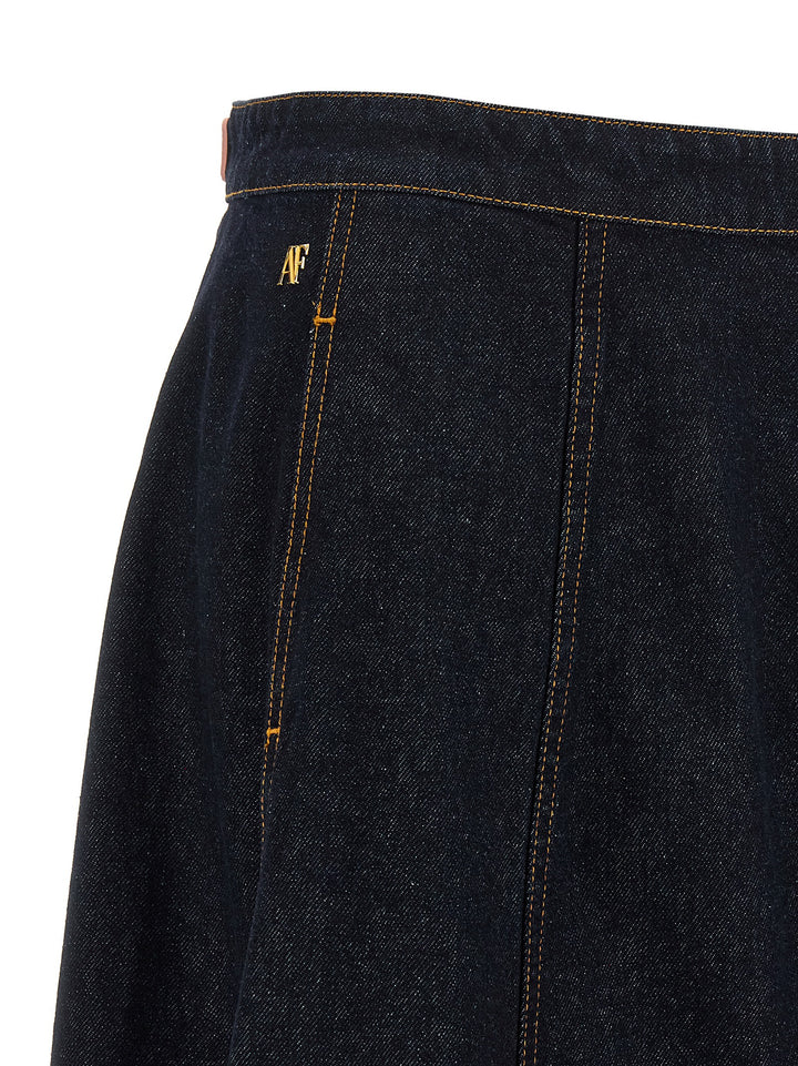 Alberta Ferretti Denim Skirt Gonne - Blu | 89cb5a8966c2df44b40745a2e86f4614b28b5f99