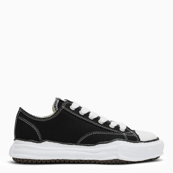 Black Peterson Low Sneakers In Canvas