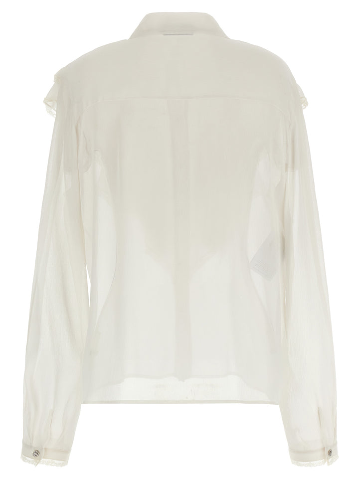 Alberta Ferretti Silk Shirt Camicie - Beige | bde2b591066f20939bfe777ec80306da5ca2e785