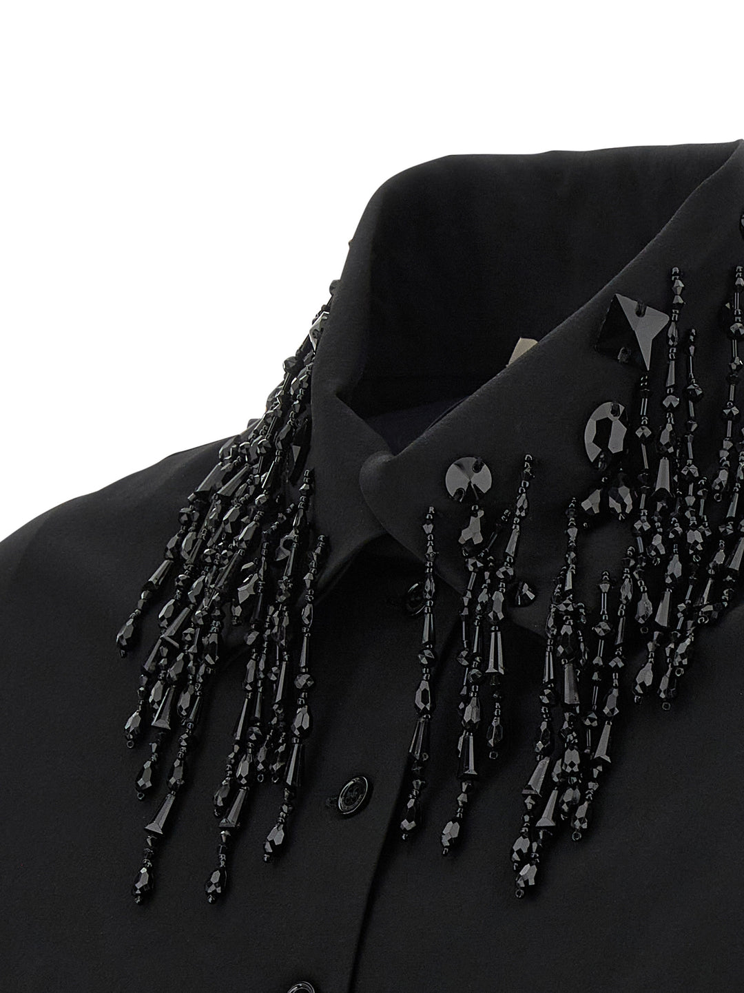 Alberta Ferretti Beads Shirt Camicie - Nero | 9e4c933272eee60055670d3680f66a60b75151d9
