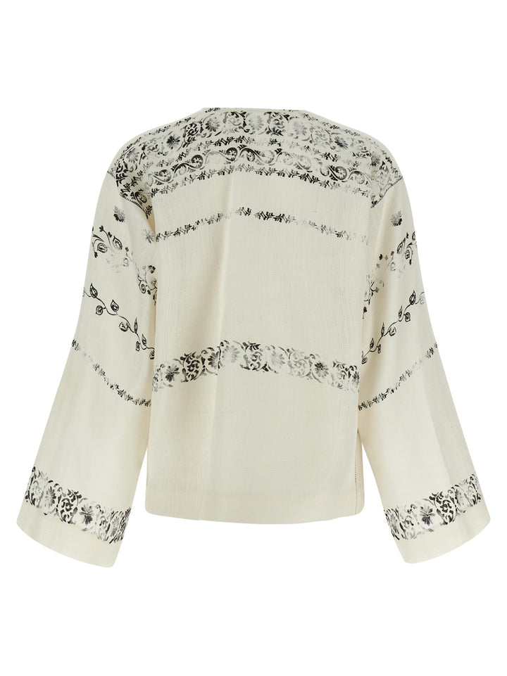 Alberta Ferretti Fortuny Camicie - Bianco/Nero | a5fc9ad37e89a8c3677ee9e525c312c1cc5c3f24
