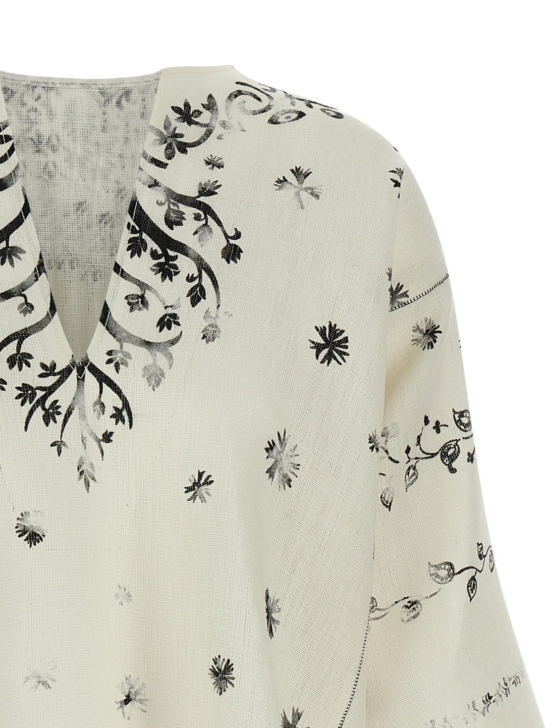 Alberta Ferretti Fortuny Camicie - Bianco/Nero | f2722ad856f90702477161a439874b39184b9550