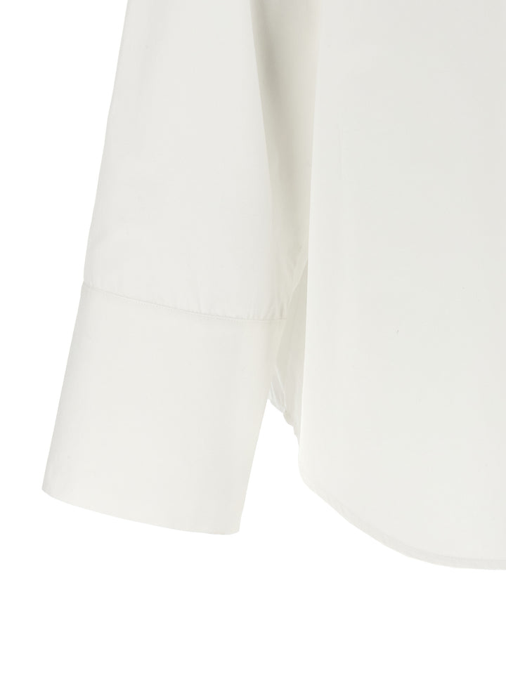 Alberta Ferretti Pleated Ruffle Shirt Camicie - Bianco | 178dae47fcb423fa8d4debe95156c22be80ea9f6
