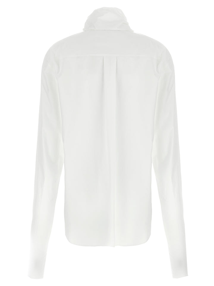 Alberta Ferretti Tie Shirt Camicie - Bianco | 8b62131f7d77559758b06a0a1048d17d960dc69f