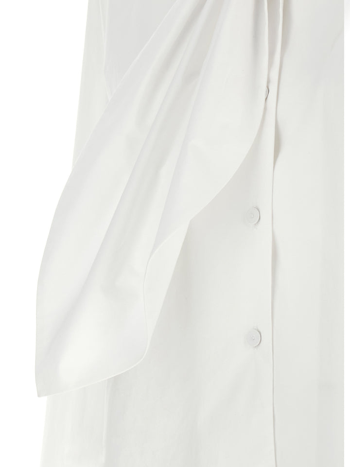 Alberta Ferretti Tie Shirt Camicie - Bianco | 9d009053c916c95d1529bc2a8c68c83c5a9d7d55