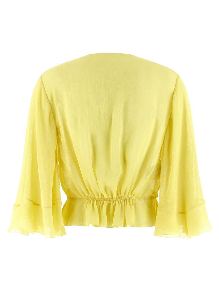 Alberta Ferretti Drawstring Shirt Camicie - Giallo | 74ec59f9c779eead3fce755380bd8db5a9abb2f5
