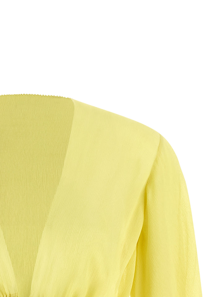 Alberta Ferretti Drawstring Shirt Camicie - Giallo | b2e6ac5e77dd536e0452e66d8d0342280a008e46