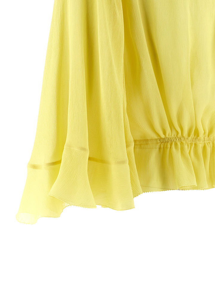 Alberta Ferretti Drawstring Shirt Camicie - Giallo | c240945e47ebb53258f884484693f37476cbb4a5