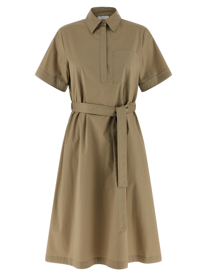 Peserico Chemisier Dress Abiti - Verde | 3ad69afad4e2ae03755122f7368294c7ebff888f