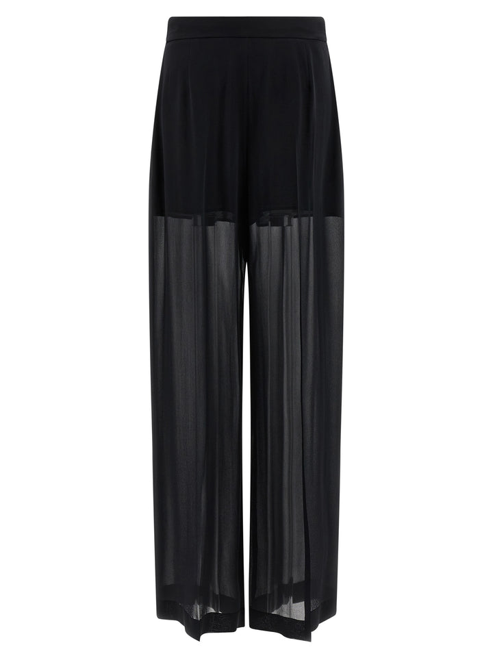 Alberta Ferretti Silk Pantaloni - Nero | f8025de24d08472126150d592a8c070fcce6bf53