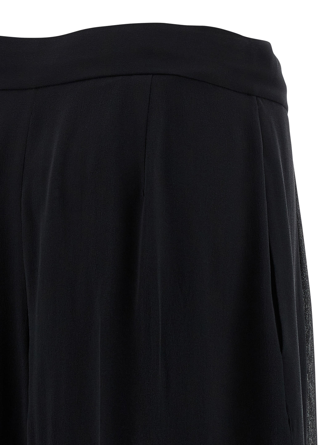 Alberta Ferretti Silk Pantaloni - Nero | 142e946945906256b5e45d7780d02bf33a0e9227