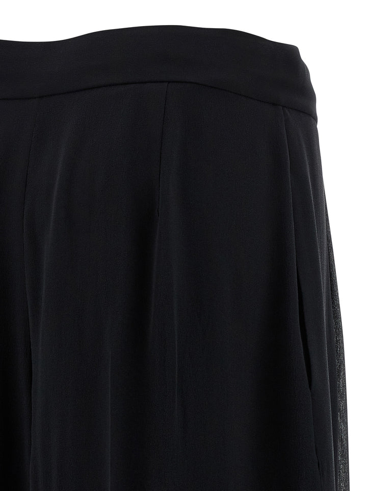 Alberta Ferretti Silk Pantaloni - Nero | 142e946945906256b5e45d7780d02bf33a0e9227