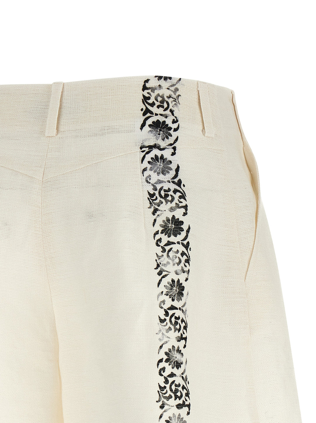 Alberta Ferretti Fortuny Bermuda e Short - Bianco/Nero | 277833df52beafd248283587ebfb1009ca4361b4