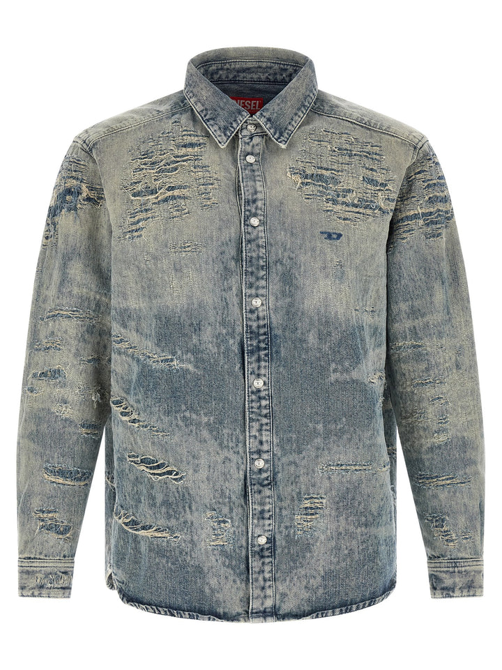 Diesel D-Simply Camicie - Blu | 8f9bf10e5064b440f5c3ee626dec02ca6bf2c546