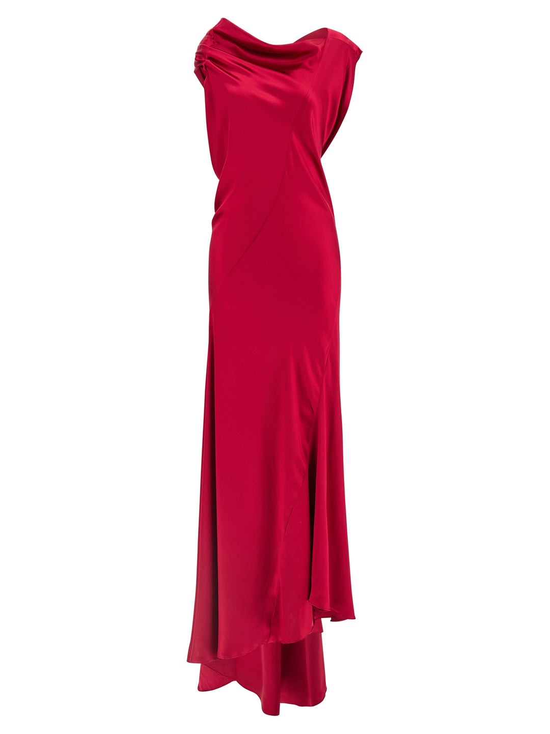 Alberta Ferretti Satin Dress Abiti - Fucsia | 53d44c566bafa087a4658ff47476d333f910ba45