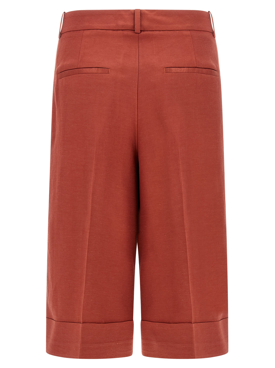 Peserico Linen Viscose Bermuda Shorts Bermuda e Short - Rosso | a2e9fc5171847501bab2440182a9deab08c02051