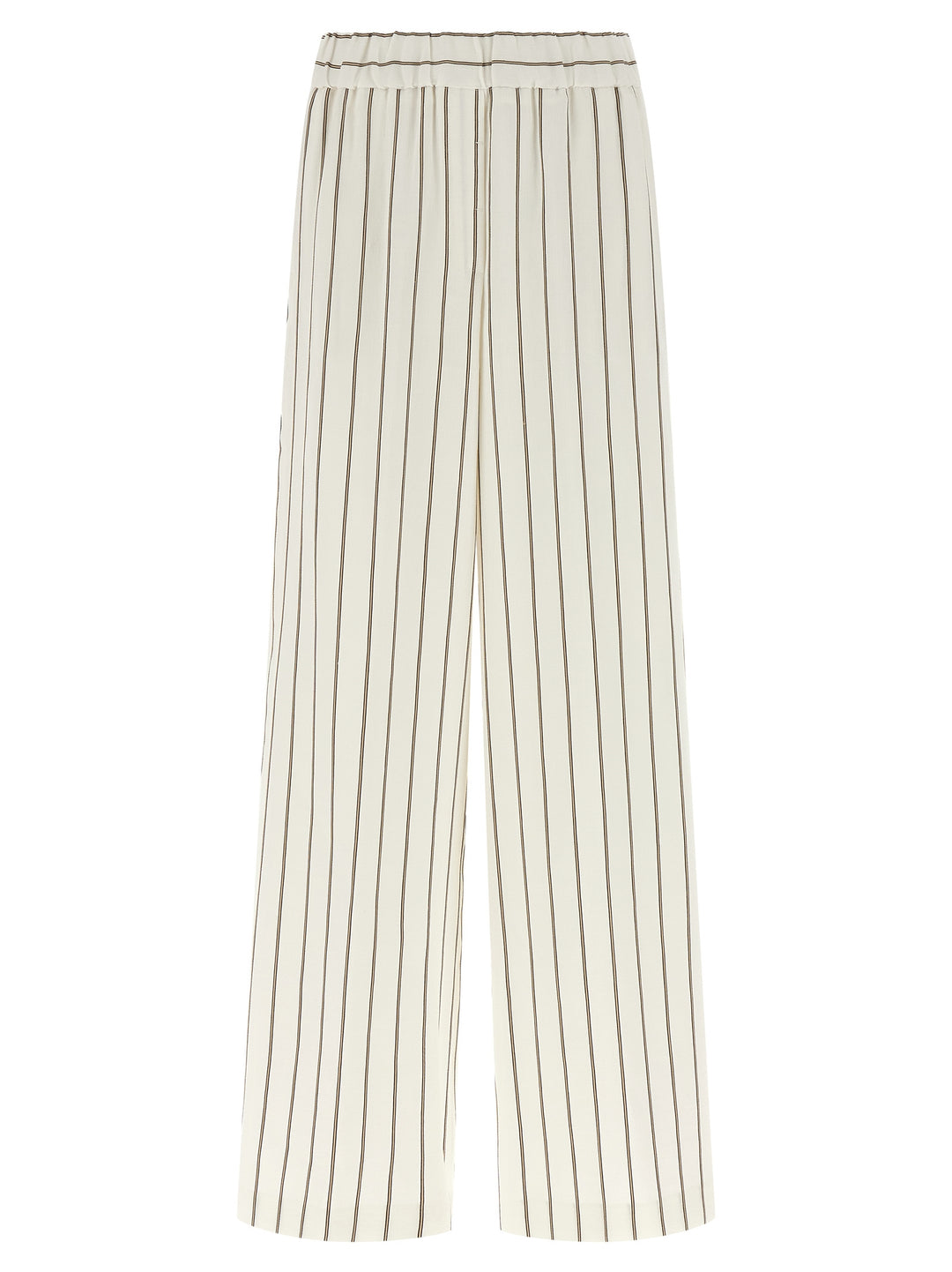 Peserico Pinstriped Twill Pantaloni - Bianco | 593c2eeb81ba341cfcb30ea24c24cbb40de28be7