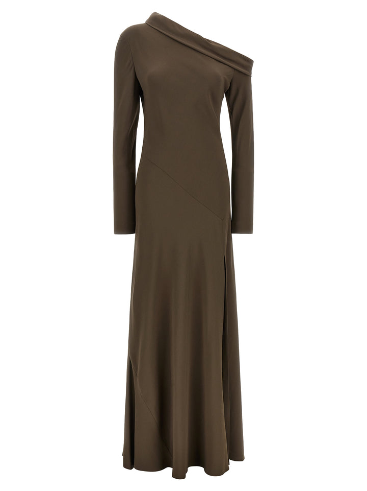 Alberta Ferretti Bare Shoulder Dress Abiti - Marrone | 344d457caefb3238fcecff908fe5882fcc94ff62