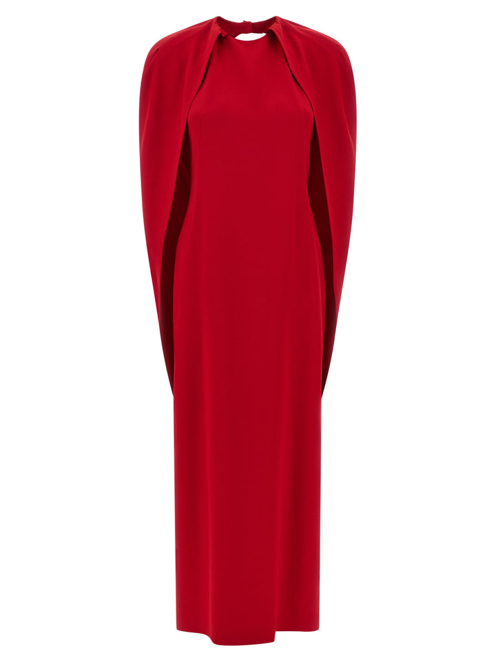 Alberta Ferretti Cape Dress Abiti - Rosso | 27aac1d732986d8fc4945db76c29d8f9b33a4712