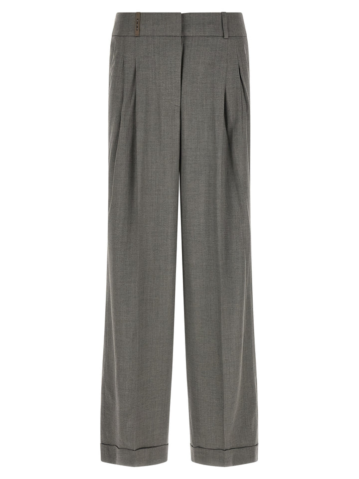 Peserico Palazzo Pantaloni - Grigio | 28770bbabde0773fb77089cda7037f4571332fb5