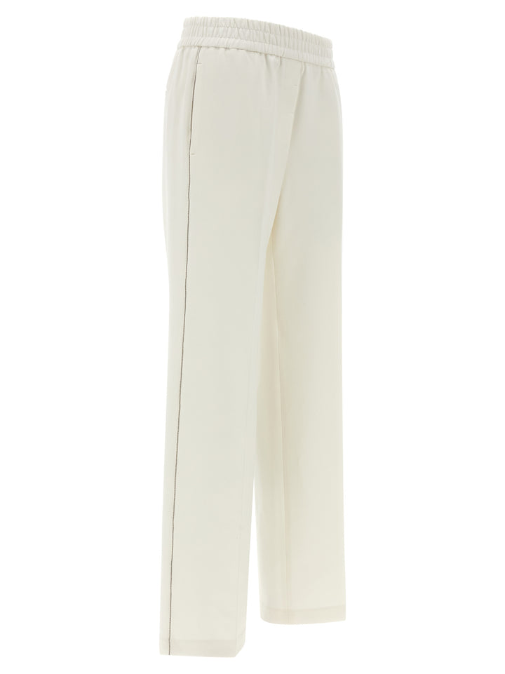 Peserico Punto Luce Pantaloni - Bianco | 2d9c020754ab2cc6e6c0ed41d47536047cf4d86f