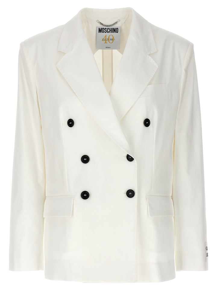 Double-Breasted Blazer Blazer And Suits Bianco