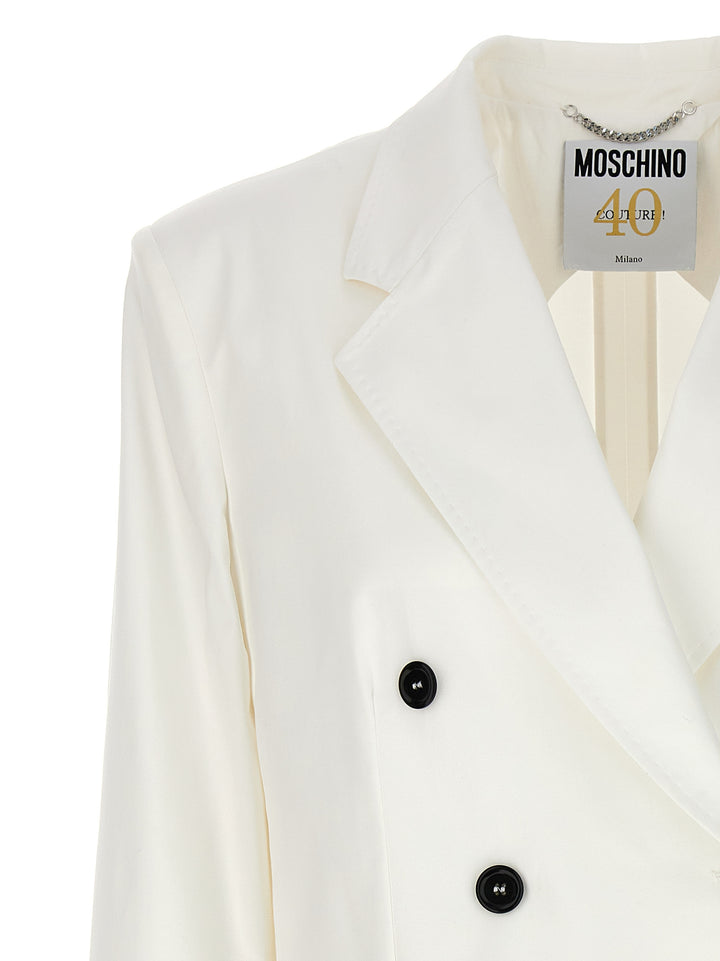 Double-Breasted Blazer Blazer And Suits Bianco