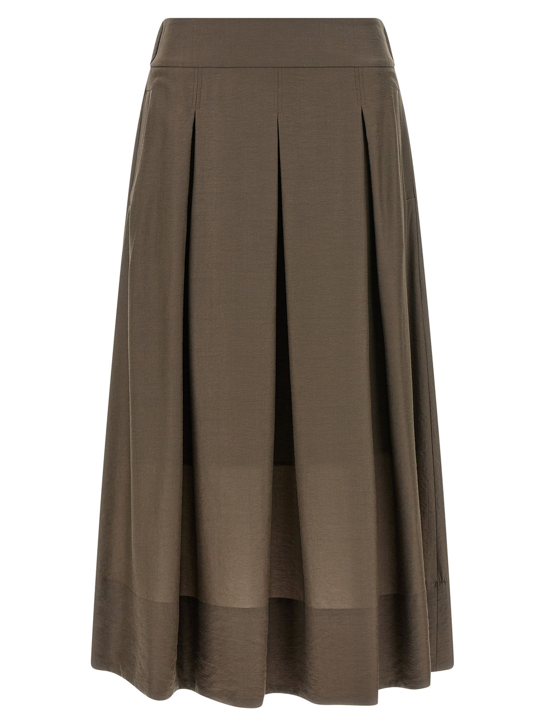 Peserico A-Line Skirt Gonne - Marrone | d5cab9348c439307aae28802745a265e9ae42c27