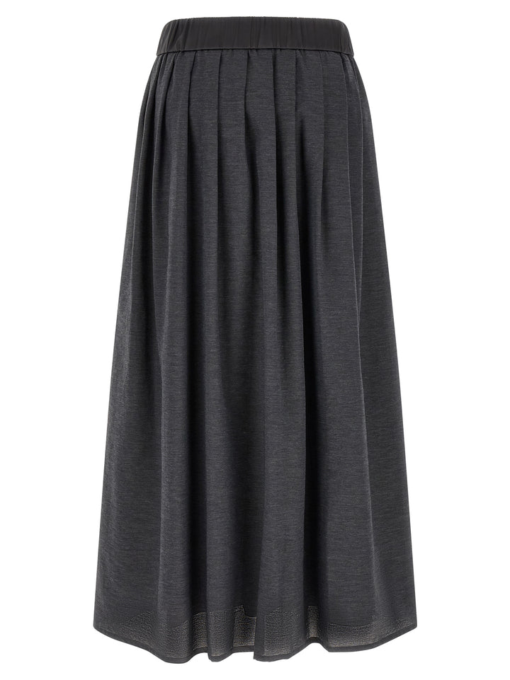 Peserico Skirt With Elastic Gonne - Grigio | d7d5bb39ac99462dc7f5979901008f9974ad56b7