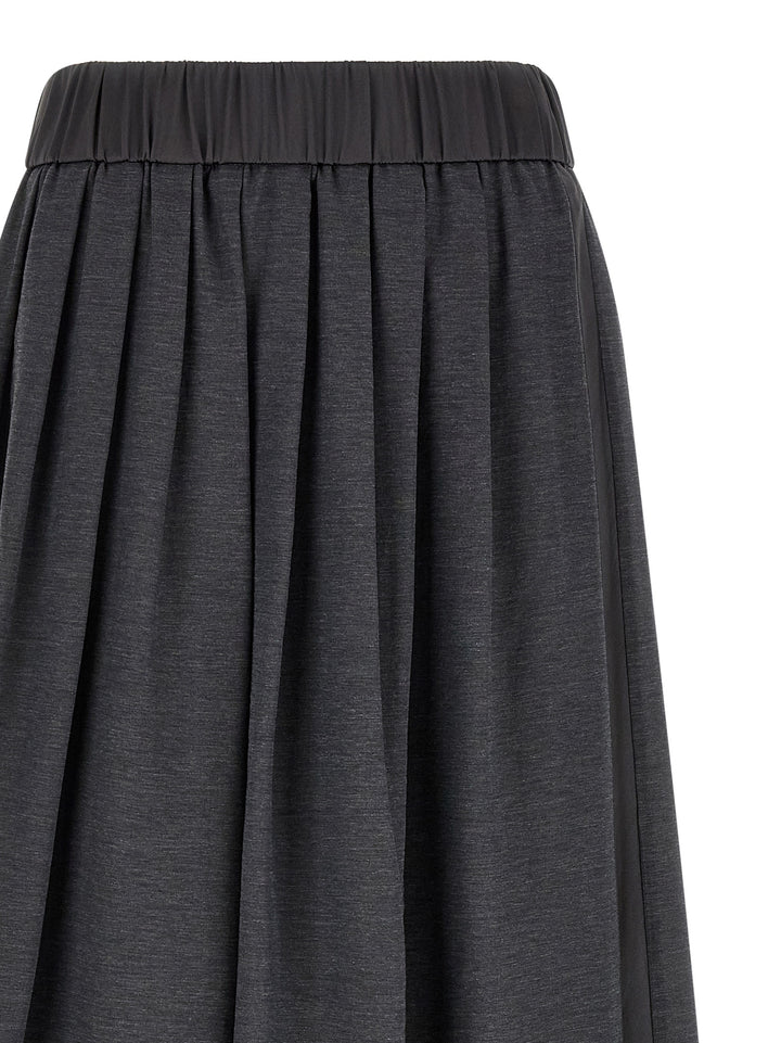 Peserico Skirt With Elastic Gonne - Grigio | 76d53bfcfe42cbcbfcc992c3b94d2979c42e6268