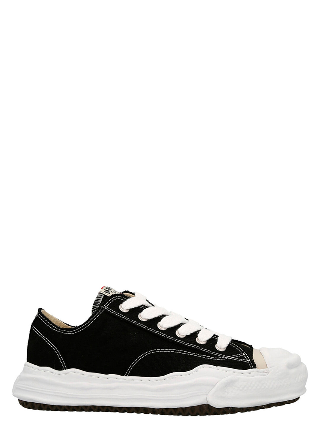 Maison Mihara Yasuhiro Hank Low Sneakers - Bianco/Nero | 954b3dc2aa7f15f1a1c553c3357dc73b16322bc5