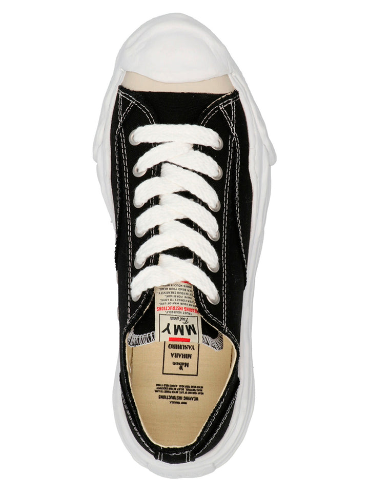 Maison Mihara Yasuhiro Hank Low Sneakers - Bianco/Nero | 6194c5cb3fdda657306702c33981c714fa4a2da2