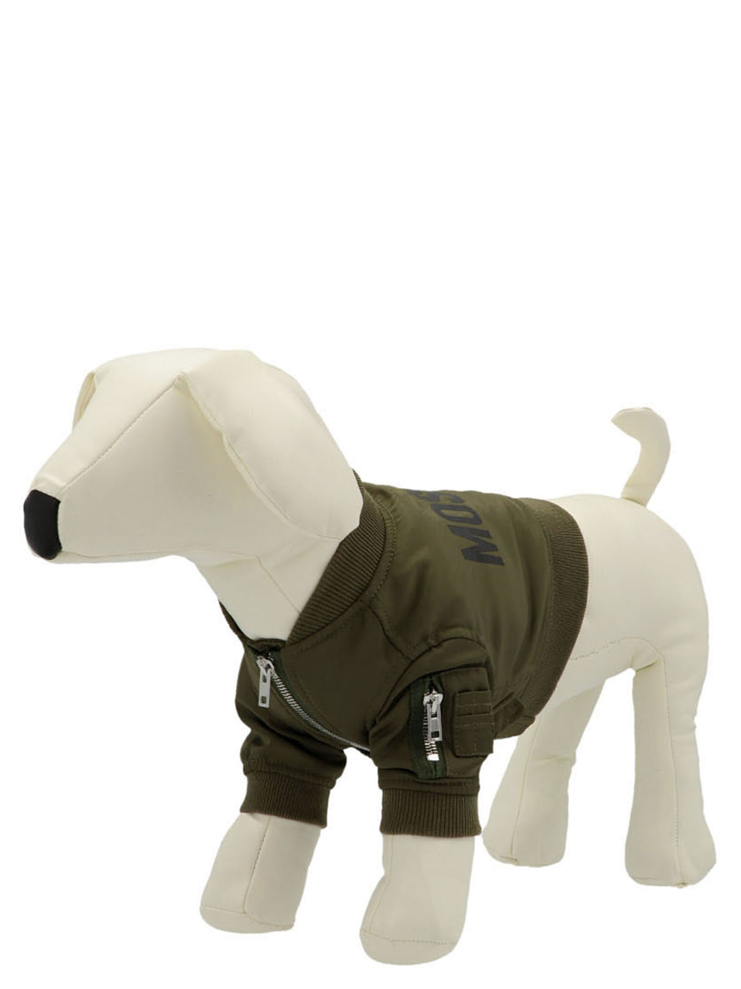 Moschino Pets Capsule Bomber Jacket Pets Accesories Verde