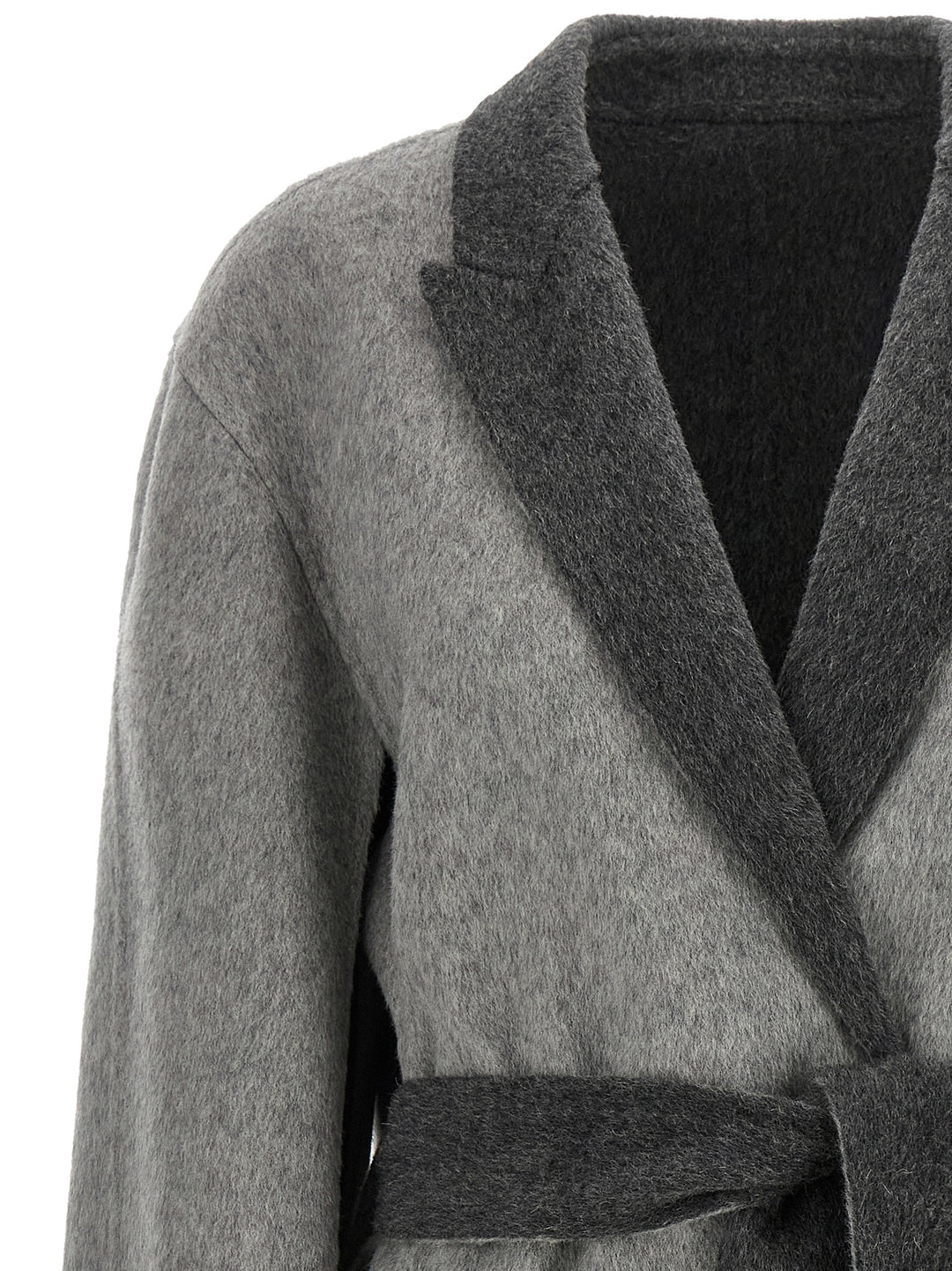 Alberta Ferretti Cardigan With Cape Sleeves Maglioni - Grigio | c304dbcd9f1383aef631bd04416383997877c374