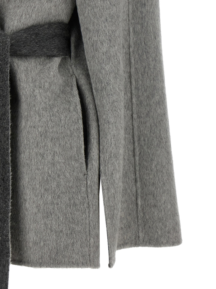 Alberta Ferretti Cardigan With Cape Sleeves Maglioni - Grigio | b25c7cc0a7e1eaa97797194763eb76aeefd91d1d