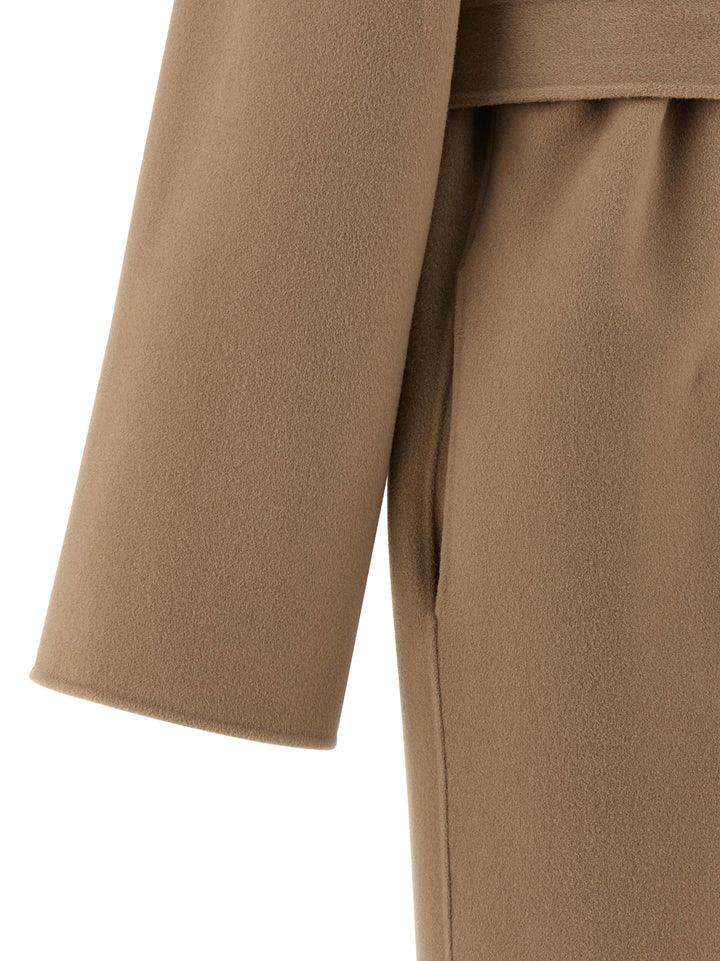 Alberta Ferretti Double Cloth Coat Trench e Impermeabili - Beige | 4436b0e46cca9701bf9b6d98975dfc4036781383