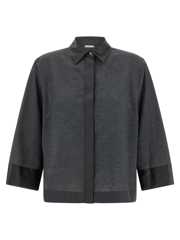 Peserico Jersey Shirt Camicie - Grigio | 15d8057716509e1ee44ace7498bc3a66265638af