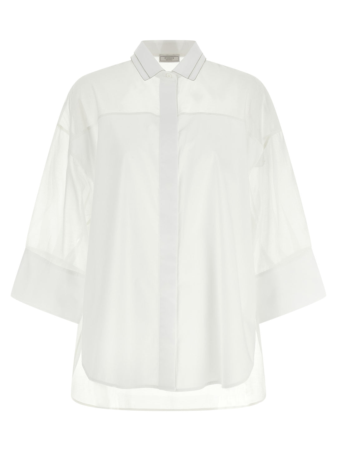 Peserico Organza Shirt Camicie - Bianco | dfa438556657de16b584b861c8e16316c225e845