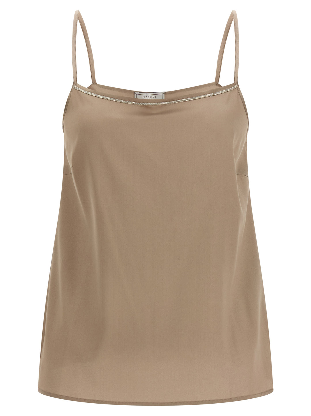 Peserico Punto Luce Top - Marrone | e88ece92fec82dde59153d86f7082fda6e7da149
