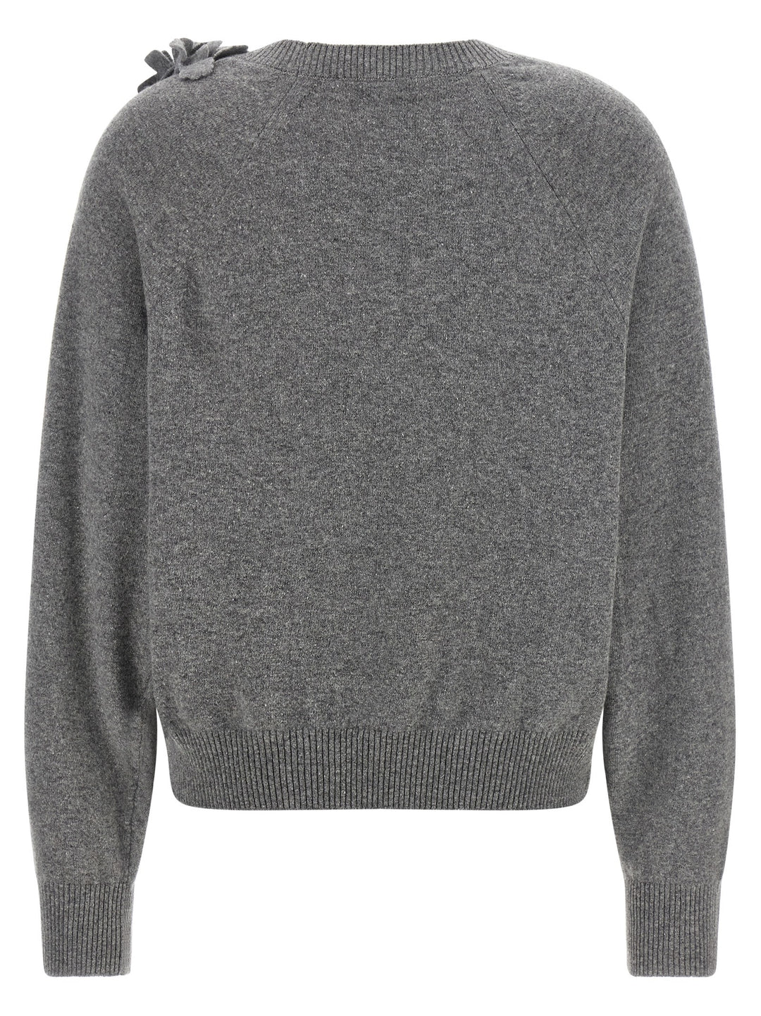 Alberta Ferretti Embroidered Flower Sweater Maglioni - Grigio | 2b8c86f0b87e8513621a080c87e8889e7d06209c