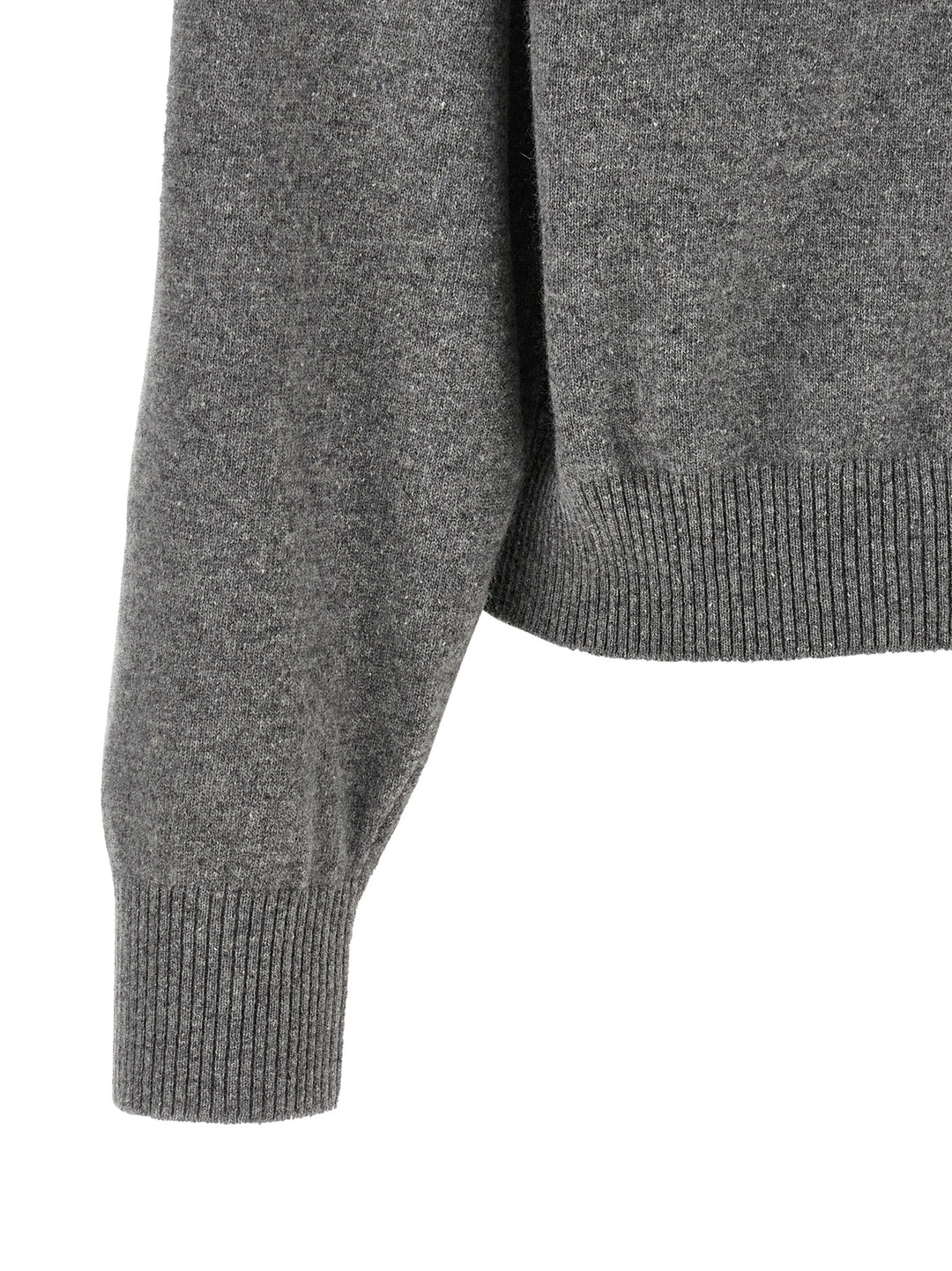 Alberta Ferretti Embroidered Flower Sweater Maglioni - Grigio | e56355180334f912003d326db104ef3836f45a3c
