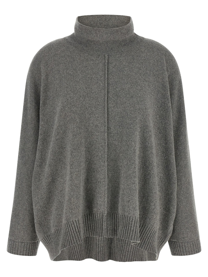 Alberta Ferretti Central Stitching Sweater Maglioni - Grigio | 056f36300a5ef63e02a183c8836632e65bf0461c