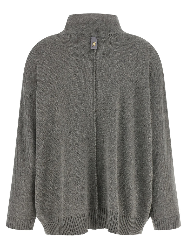 Alberta Ferretti Central Stitching Sweater Maglioni - Grigio | 1f982da2557385eda8ebd56909c08c655a679999