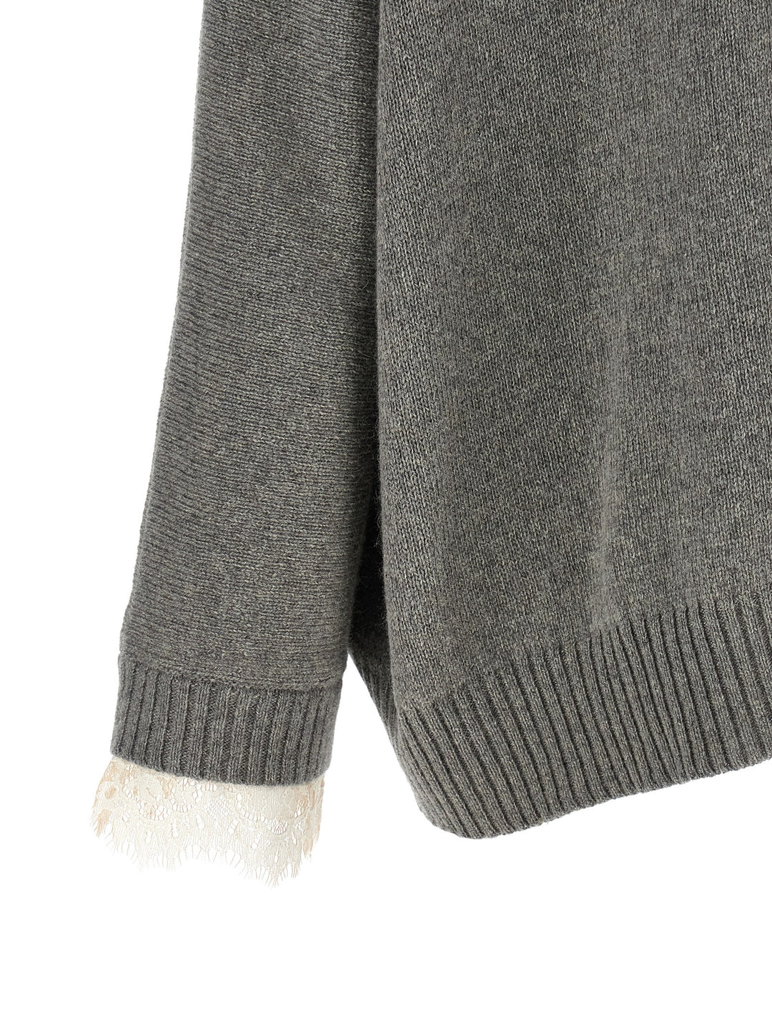 Alberta Ferretti Central Stitching Sweater Maglioni - Grigio | 2e76efa01fa409d98d1d6ba536ac2c77c59a83a9