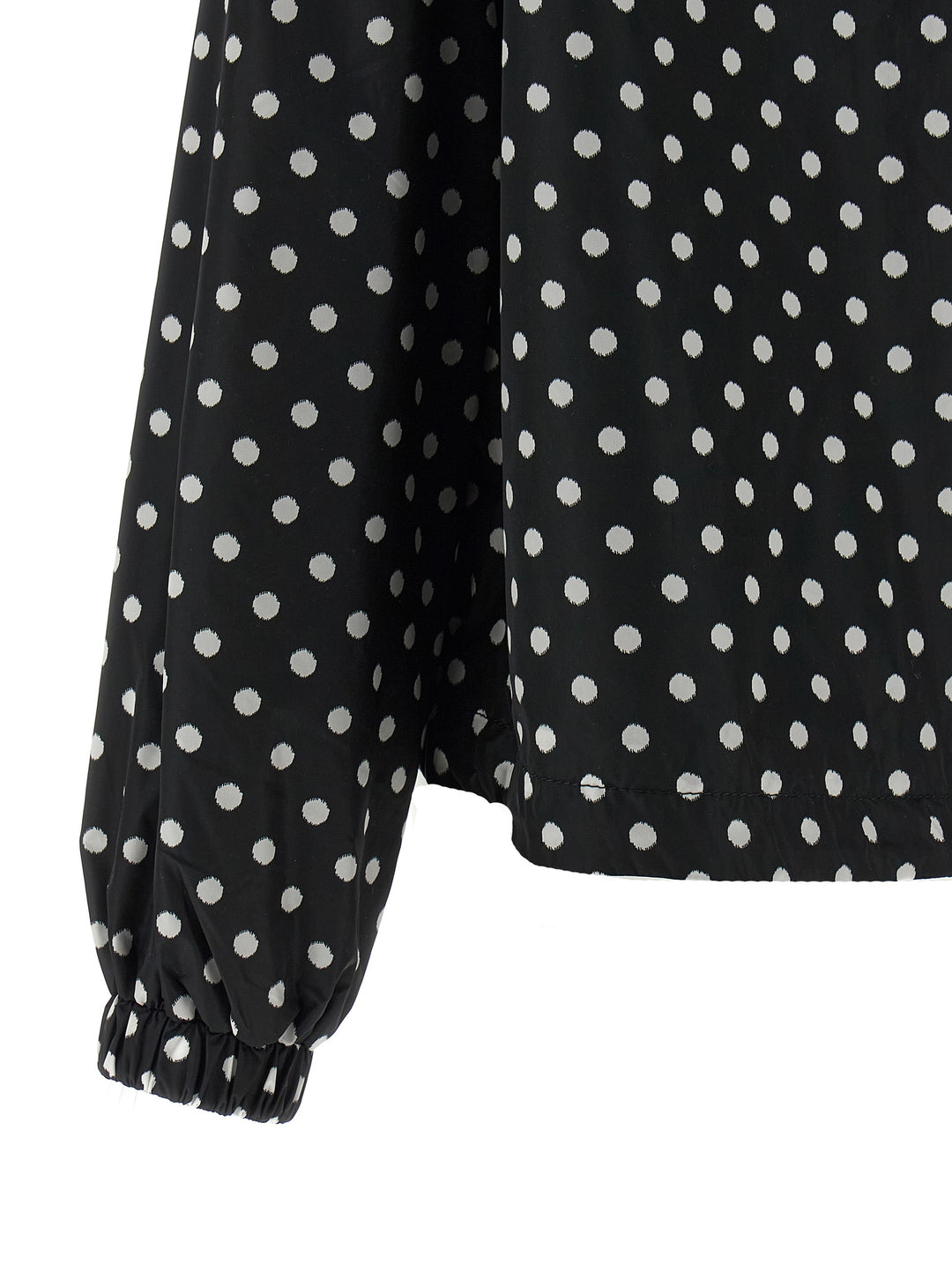 Ganni Polka Dot Anorak Puffer Jackets - Bianco/Nero | bf60b1ea5ecd950fc592a4822cfdb90ef7311861