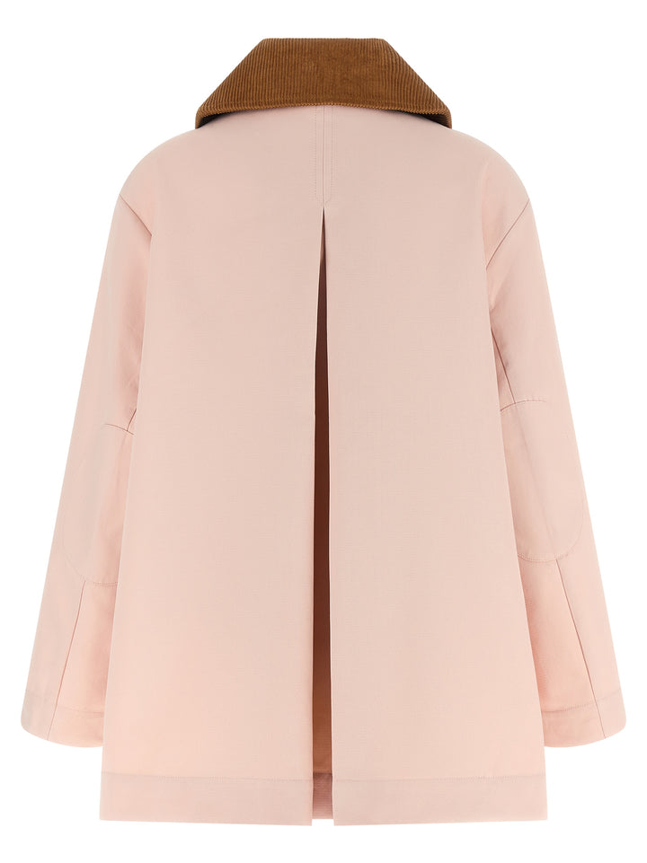 Ganni Twill Jacket Puffer Jackets - Rosa | 5d19fe71192191d2033995f6fe13b506a562dc69