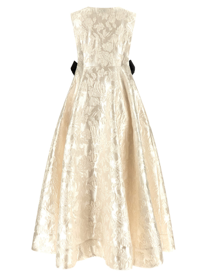 Ganni Cloque V-Neck Gonne - Bianco | fcd2c7ff5d41caa2a304236d11312b527374ee57