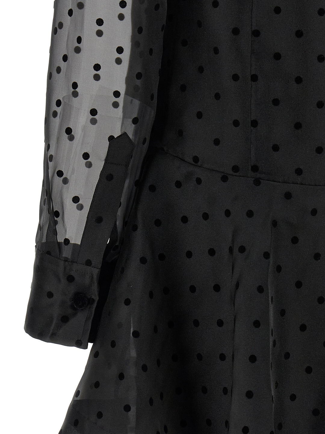 Ganni Black Organza Circle Collar Abiti - Nero | d60eb770d6ee164f2b28065ee53cd45513dac268